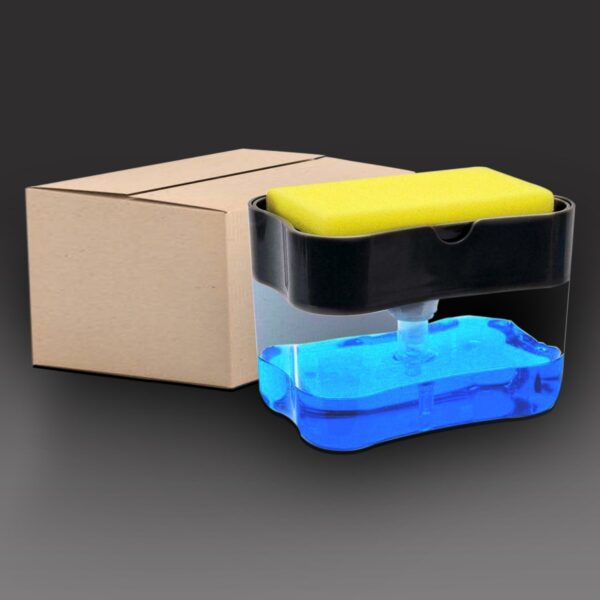 Plastic Soap Pump Dispenser for Multipurpose Use (Brown Package Box)