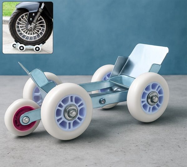 5-Wheel Emergency Bike Wheel Puller Trolley (1 Pc)